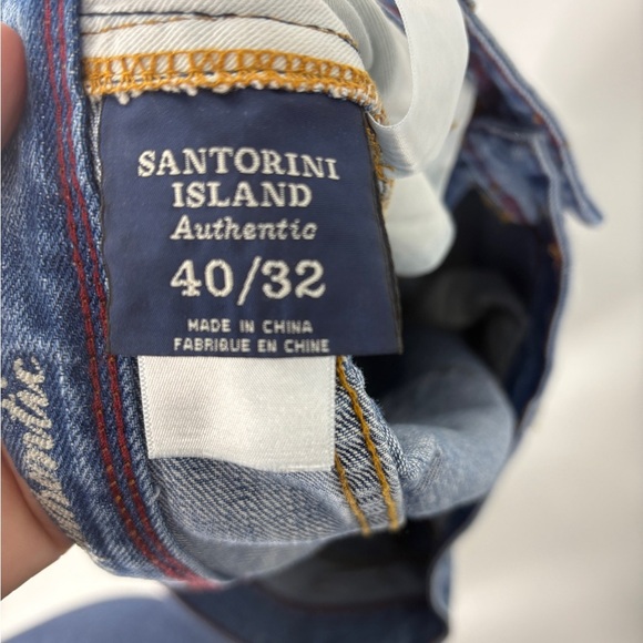 Tommy Bahama Jeans Santorini Island 40x32 Men's Blue Denim Straight Leg - Picture 4 of 6